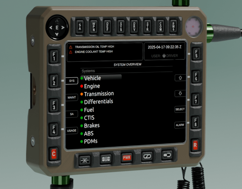 VEHICLE HEALTH, USAGE AND MONITORING SYSTEM –&nbsp;HUMS